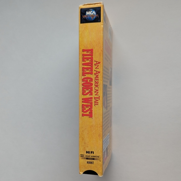 An American Tail Fievel Goes West 1991 VHS Steven Spielberg Amblin Entertainment - Picture 4 of 8